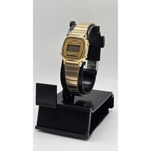 Casio LA670WGA-9 Women's Digital Gold Stainless Steel Watch Vintage Style